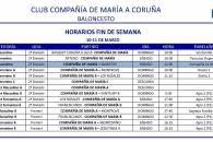 PARTIDOS FIN DE SEMANA 10-11 DE MARZO