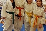 Genial competicion del equipo alevin femenino judo.