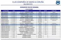 PARTIDOS FIN DE SEMANA 21-22 DE ABRIL