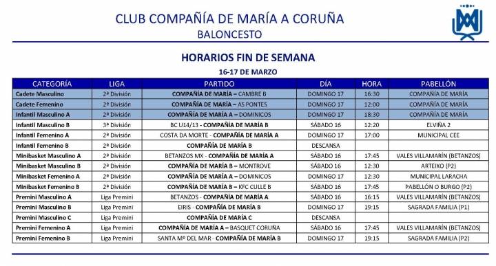 PARTIDOS 16-17 DE MARZO