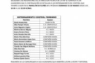 CONTROL FEMENINO SUB18 FEDERACION GALLEGA DE PATINAJE