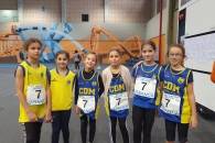 Las benjamines quintas en la final de la Liga Abanca