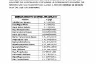 ENTRENAMIENTO DE CONTROL DE LA FEDERACIÓN GALLEGA CATEGORÍA ALEVÍN