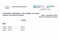 II FASE CAMPEONATO NIVELES DEL 1 AL 3