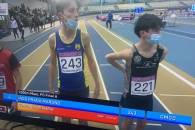 Iago Prada en el Nacional de Pista Cubierta