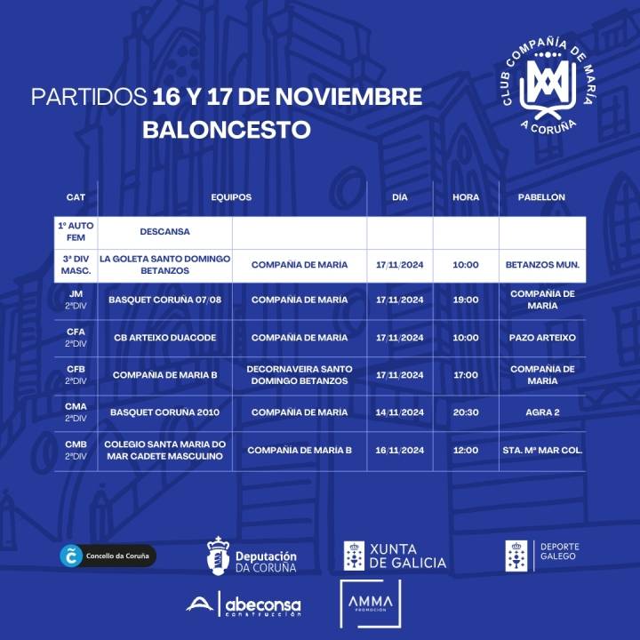 PARTIDOS JORNADA 16-17 DE NOVIEMBRE