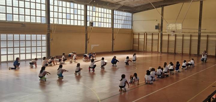 INICIO DEL GRUPO DE ESCUELAS EN LA SECCIÓN DE PATINAJE ARTÍSTICO